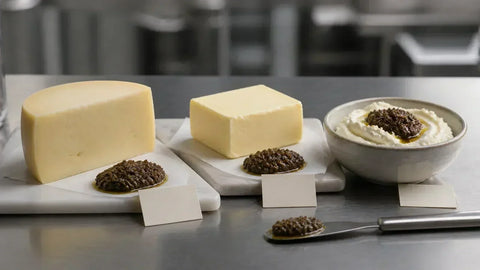 Gehackter Sommertrüffel für Milchprodukte: Käse, Butter und Aufstriche