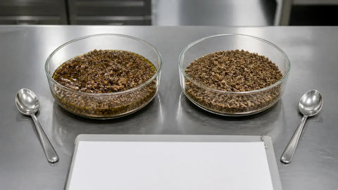 Minced Summer Truffle in Olive Oil vs Brine for Food Production