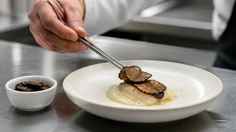 Sommertrüffel-Carpaccio für Restaurants: Anrichten, Portionierung und Verwendung auf der Speisekarte