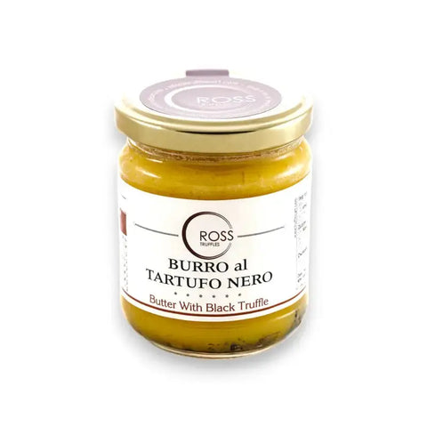 Jar of Black Truffle Butter Gourmet Edition featuring rich Black Truffle flavor