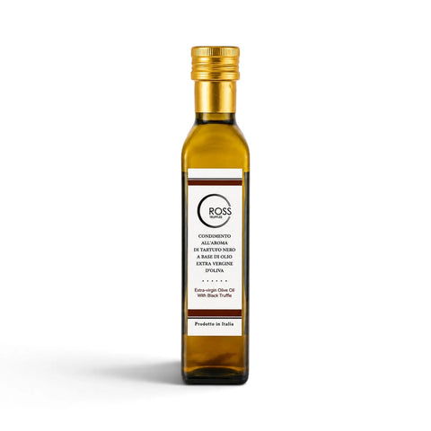 250 ml bottle of black truffle-flavoured extra virgin olive oil for canine scent training