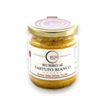 Weißer Trüffelbutter Gourmet Edition Glas mit goldenem Deckel und Etikett für luxuriösen Geschmack